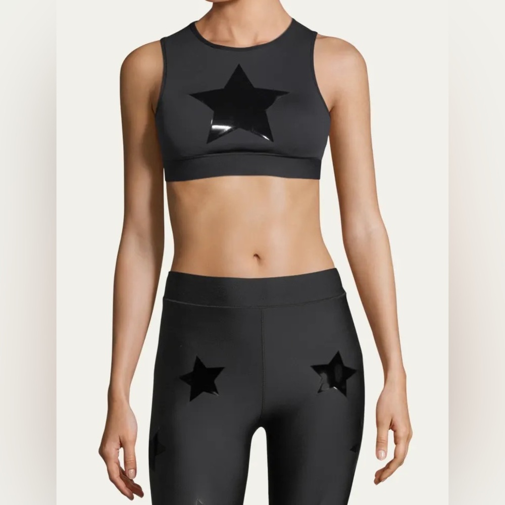 Ultracor performance crop top sports bra and leggings, xs, grey and black - Picture 4 of 5